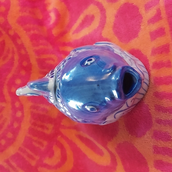 VINTAGE ORIENTAL  Koi Teapot - Picture 2 of 7